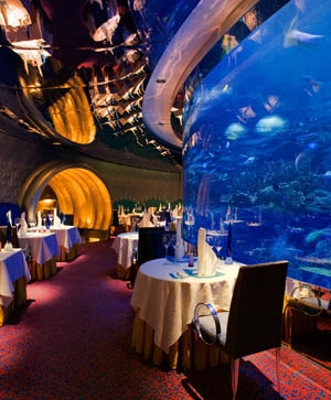 杜拜旅遊-帆船海底餐廳