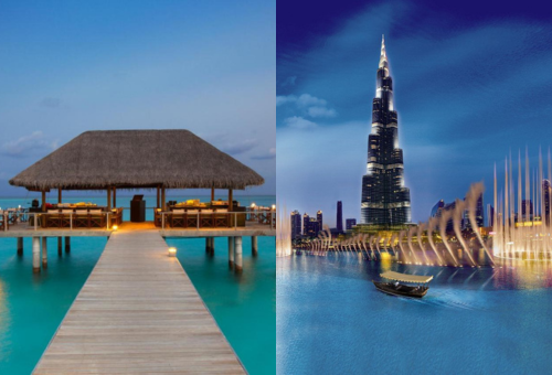 杜拜旅遊推薦奢華雙城。杜拜加馬爾地夫頂級之旅12日